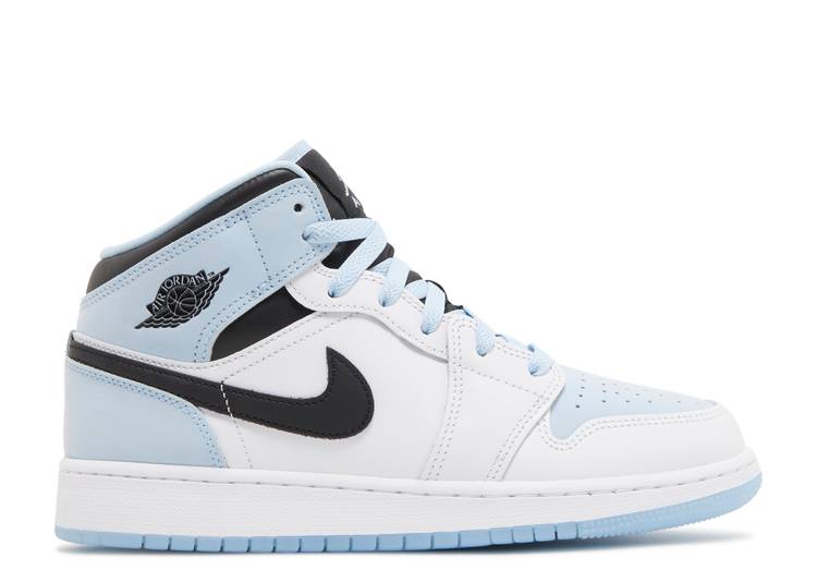 Air jordan 1 mid unc ice blue