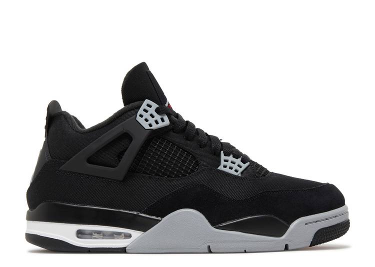 Air jordan 4 Black Canvas